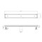 Alfi Brand 24" Long Modern SS Linear Shower Drain w/o Cover ABLD24A - alternate 7
